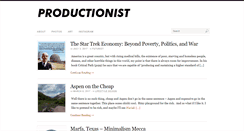 Desktop Screenshot of productionist.com